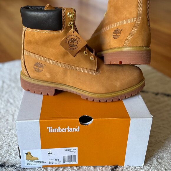 Size 11 Wheat Timberlands - Picture 1 of 6